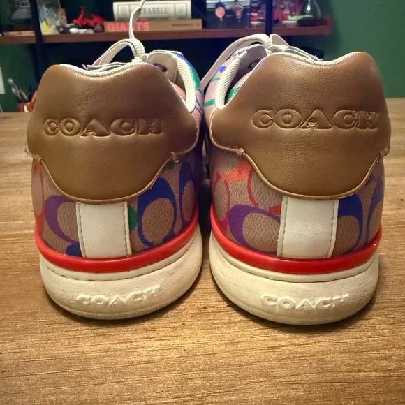 Coach Rainbow Pride Men’s Sneakers - Picture 3 of 5